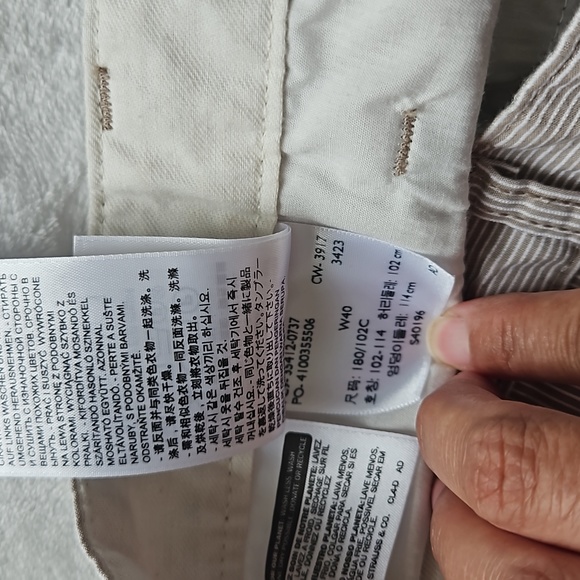 Men's Docker Pin Stripe Shorts - Picture 10 of 14